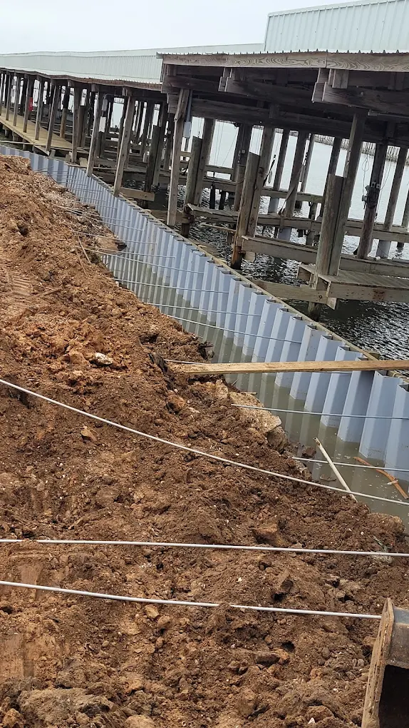 Waterfront Retaining Walls in Katy, TX